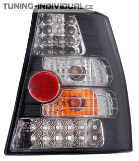 Zadn� lampy pro VW Golf IV Variant, �ern�, sada.