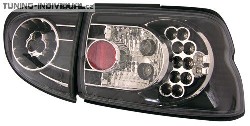 Zadn� lampy LED �ern�. Ford Escort MK6+7 (93-). Cena za sadu.
