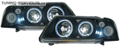 P�edn� �ir� tmav� sv�tlomety s integrovan�m blinkrem. Audi A3 Typ typ 8L -2002.