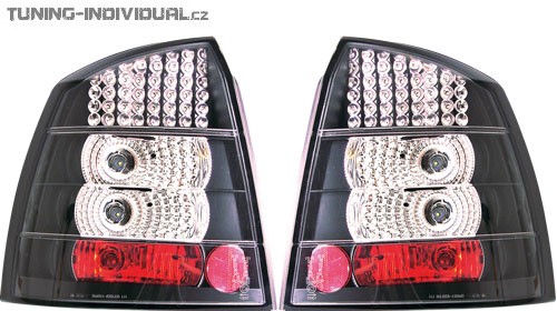 Zadn� �ir� lampy Opel Astra F s LED technologi�, �ern�. Cena za p�r.