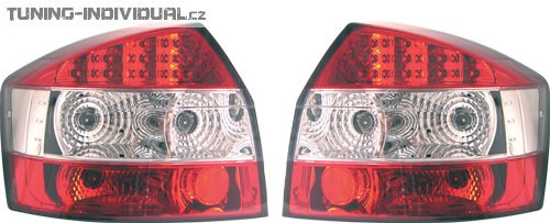 Zadn� lampy LED �erveno �ir� pro Audi A4 typ 8E (rok v�roby 10.00-11.02)