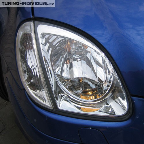 P�edn� �ir� sv�tlomety pro Mercedes SLK (R170, 96-02), v�etn� �ir�ho blinkru