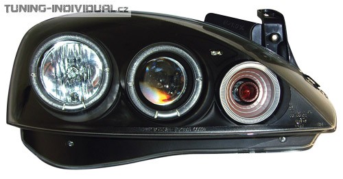 P�edn� sv�tlomety �ir� �ern� pro model Opel Corsa C po faceliftu 04-