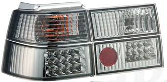 Zadn� lampy pro VW Corrado LED/krystalick�, st��brno-�ir�, sada.