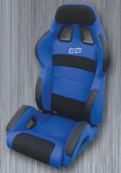 Sportovn� sklopn� seda�ka Racing, modr�, lev�, cena za kus