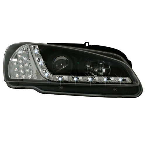 P�edn� �ir� �ern� Peugeot 106, LED sv�tlomety s parkovac�my sv�tly