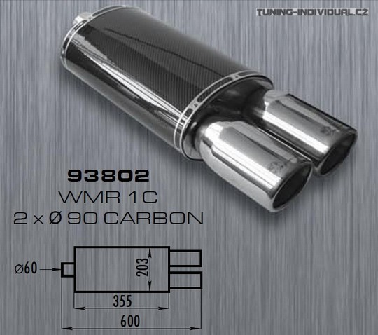 Nerezov� v�fuk WM Sport, Carbon, dual