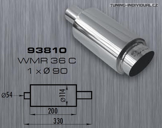 Nerezov� v�fuk WM Sport - kr�tk� konstrukce (hlu�n�j�� projev)