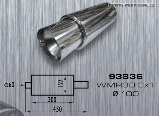 Nerezov� v�fuk WM Sport se silencerem