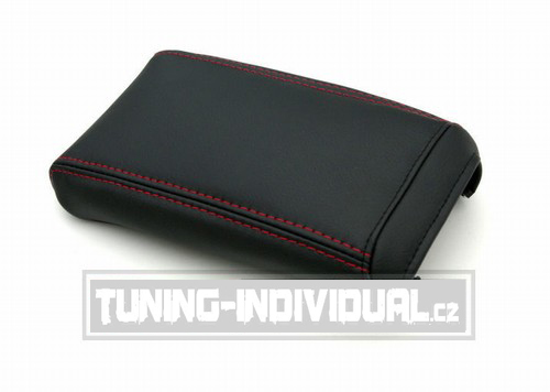 Octavia II 04-09 - ko�en� potah loket. op�rky Jumbo Boxu - RED