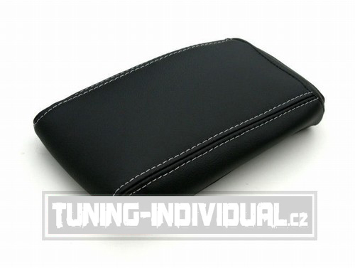 Octavia II 04-09 - ko�en� potah loket. op�rky Jumbo Boxu - WHITE