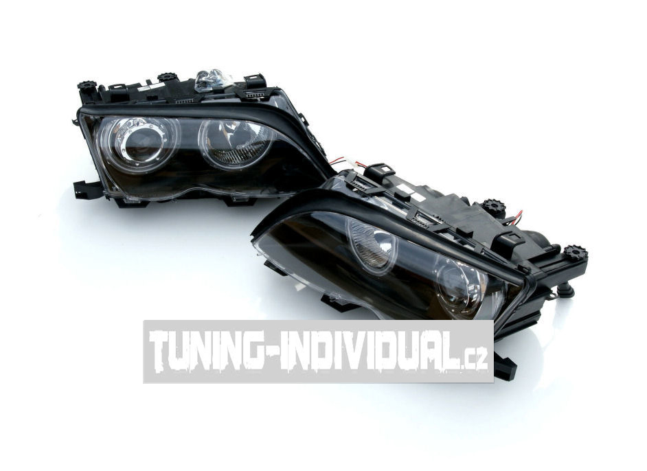 Bmw E46 4D 01-05 Facelift - p�edn� Angel Eyes �ERN�