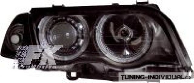 P�edn� sv�tla Angel Eyes pro Xenony BMW E46 3-er r.v. 98-01 4dv.