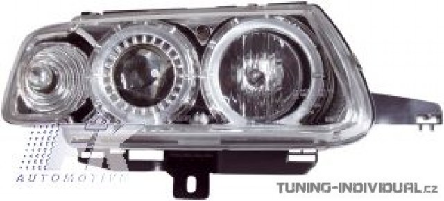 P�edn� sv�tla na Citroen Saxo r.v.96-99, s chromov�m pozad�m