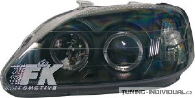 P�edn� sv�tla pro Honda Civic s �ern�m pozad�m. r.v. 99-00, p�r