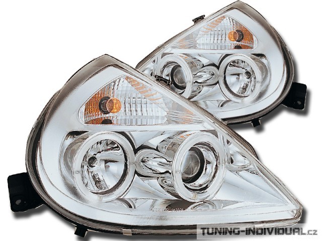 P�edn� sv�tla s krou�ky, Ford KA r.v. 3/95-, chromov� proveden�