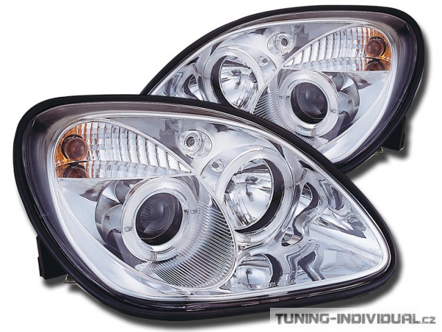 P�edn� sv�tla na Mercedes Benz SLK (Typ R170) r.v.96-02 chromov�