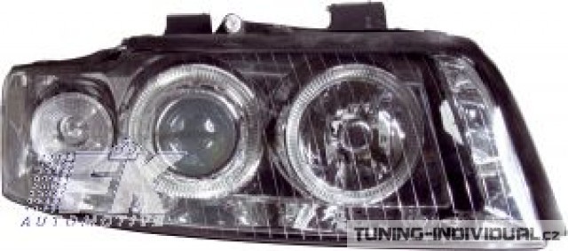 P�edn� sv�tla Angel Eyes pro Xenony na Audi A4 (8E) r.v. 01-