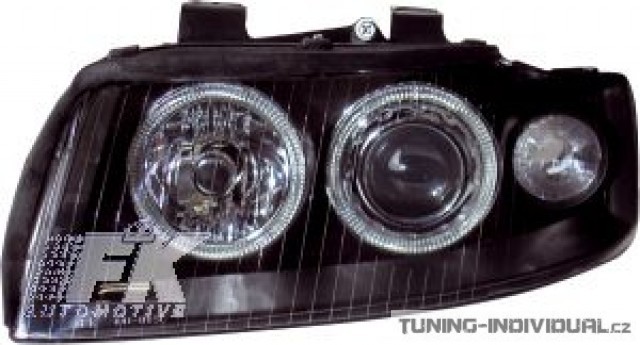 P�edn� sv�tla Angel Eyes pro Xenony na Audi A4 (8E) r.v. 01-