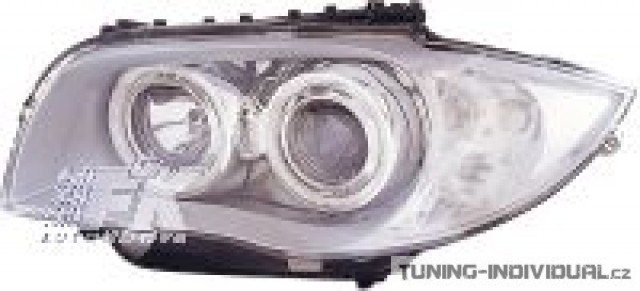 P�edn� sv�tla Angel Eyes pro BMW E87 1-er v chromov�m proveden�