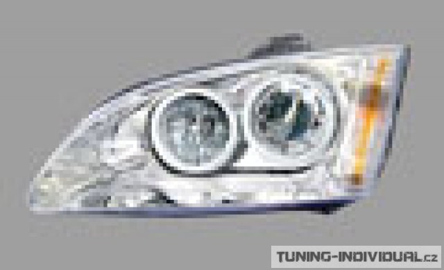 P�edn� sv�tla Angel Eyes Ford Focus r.v.05-, s chromov�m pozad�m