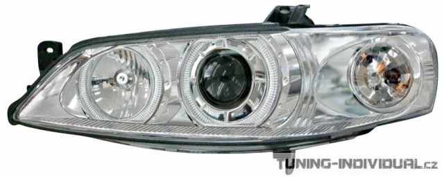 P�edn� sv�tla Angel Eyes na Opel Vectra B rv.99-02 chromov�, p�r