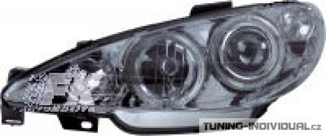 P�edn� sv�tla Angel Eyes na Peugeot 206 r.v. 96-03