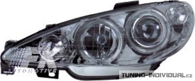 P�edn� sv�tla Angel Eyes na Peugeot 206 r.v. 96-03