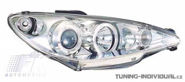 P�edn� sv�tla Angel Eyes na Peugeot 206 (02-) S16 (99-)