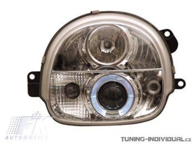 P�edn� sv�tla na Renault Twingo chromov�. Cena je za p�r.
