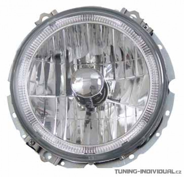 P�edn� sv�tla Angel Eyes VW Golf 1 r.v. 74-83 chromov�, p�r