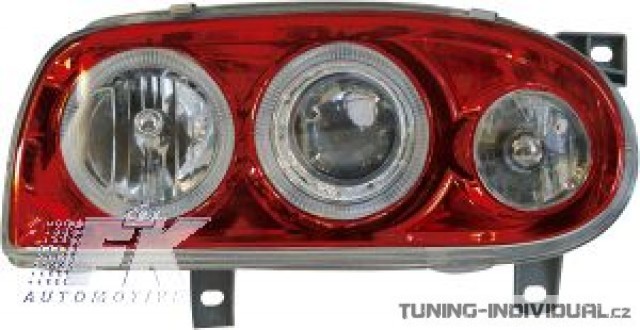 P�edn� sv�tla s blinkrem Angel Eyes VW Golf 3 r.v. 91-97