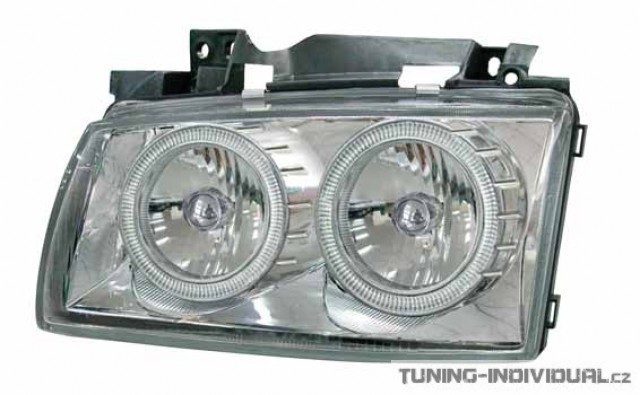 P�edn� sv�tla Angel Eyes VW Bus T4 r.v. 97-02 chromov�