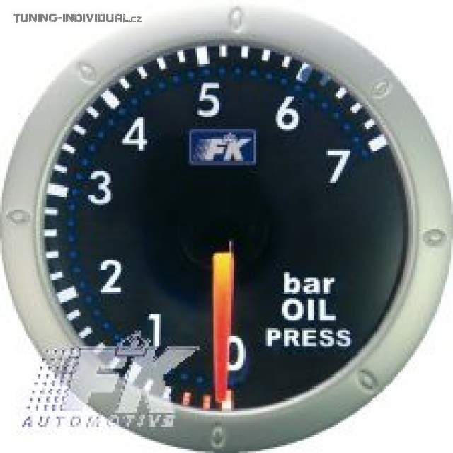 Bud�k na kontrolu tlaku oleje, pr�m�r 52 mm, podsv�cen�