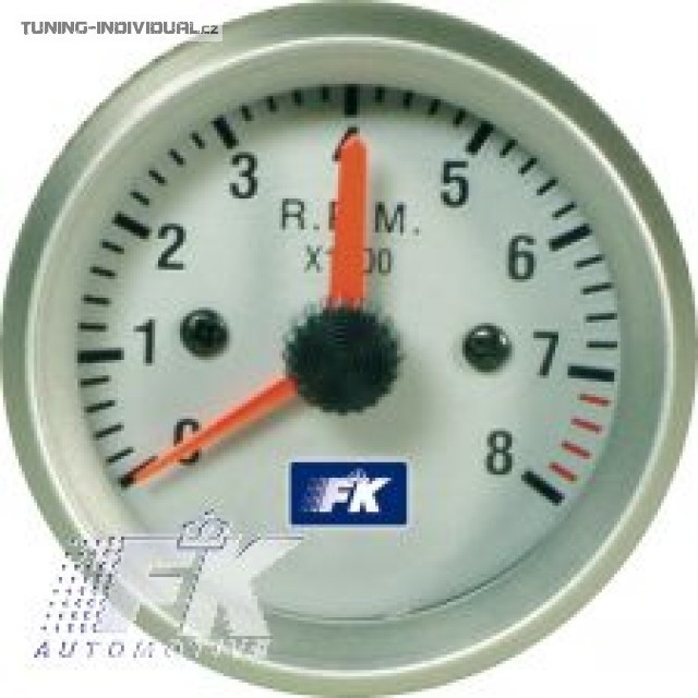 Bud�k ot��kom�r, pr�m�r 52 mm, podsv�cen�, st��brn� proveden�