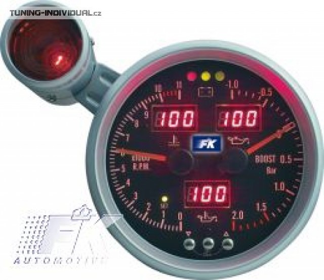 Profi z�vodn� bud�k, pr�m�r 127 mm, obsahuje ot��kom�r