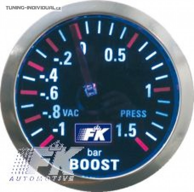 Bud�k na kontrolu tlaku p�epl�ov�n�, pr�m�r 52 mm, zrcadlov� skl