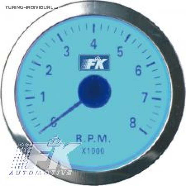 Bud�k ot��kom�r, pr�m�r 52 mm, podsv�cen� modr� plasma