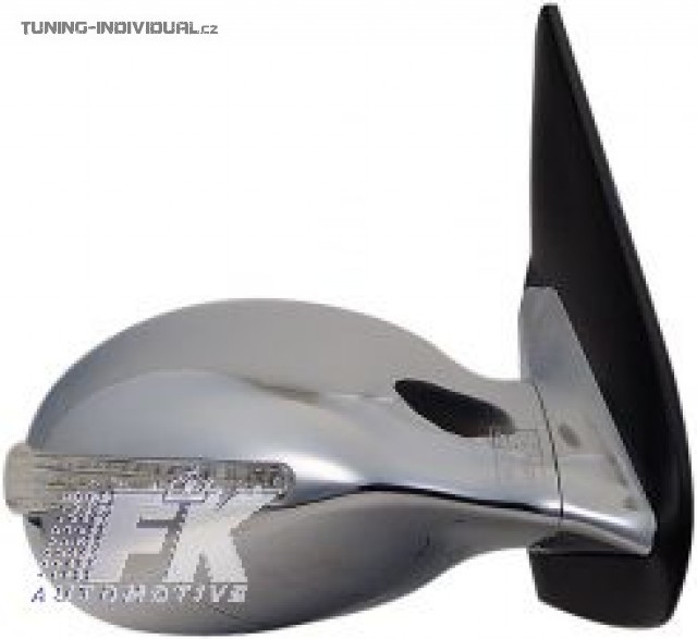 Sportovn� zrc�tka manu�ln� Performance, chromov� s vyh��v�n�m