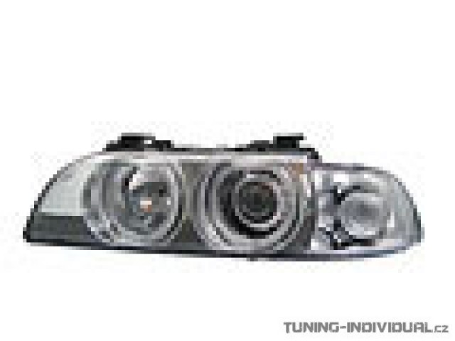 P�edn� sv�tla Angel Eyes pro BMW E39 r.v. 95- chromov� proveden�