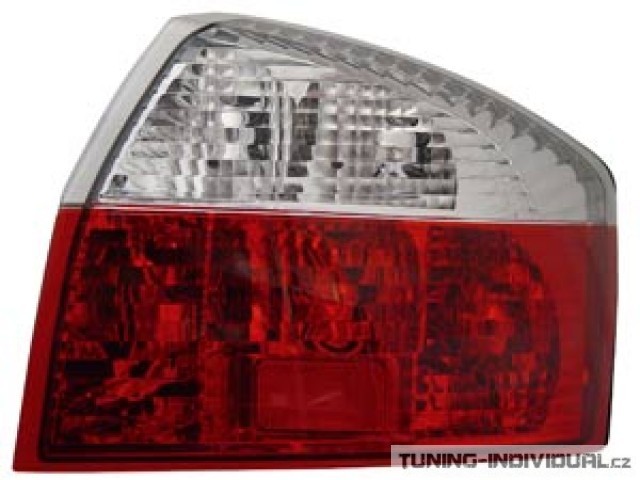 Zadn� sv�tla na Audi A4 typ 8E Limuz�na, krystalov� �erveno/b�l�