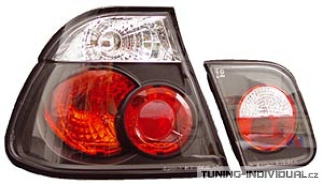 Zadn� sv�tla na BMW 3-er E46 Limousine r.v.01-02, �ern�, p�r