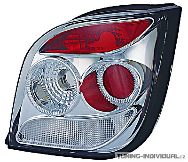 Zadn� sv�tla na Ford Fiesta MK3 r.v.92-95, 3dv. chromov� pozad�