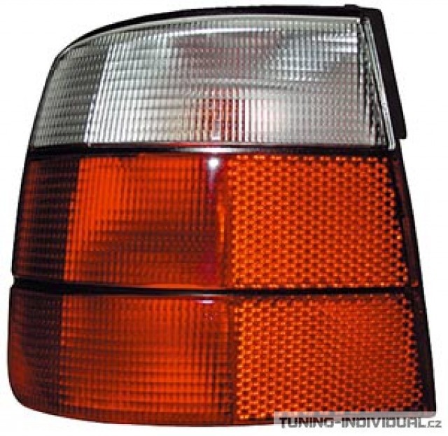 Zadn� sv�tla BMW 5-er E39 Limousine r.v.89-95, b�lo-�erven�, p�r