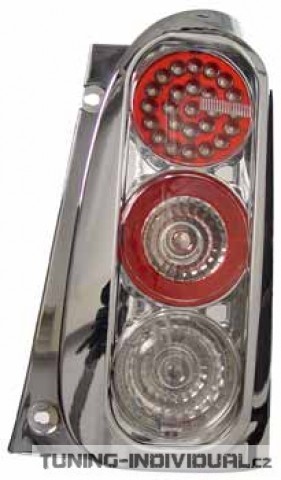 Zadn� sv�tla LED na MCC Smart chromov�. Cena je za p�r.