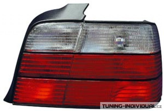 Zadn� sv�tla na BMW 3-er E36 Limousine r.v. 92-98 b�lo-�erven�