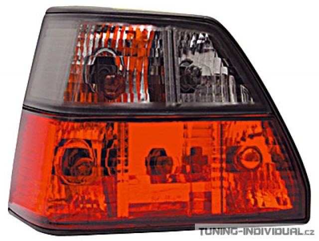 Zadn� sv�tla VW Golf 2 r.v.83-91 krystalov� kou�ovo-�erven�, p�r