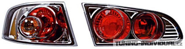 Zadn� sv�tla na Seat Ibiza r.v. 03- chromov�. Cena je za p�r.