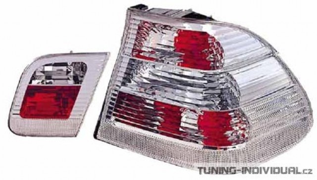 Zadn� sv�tla BMW 3-er E46 Limousine r.v. 98-01, krystalov� b�l�