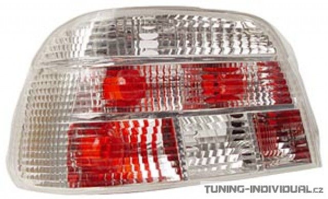 Zadn� sv�tla na BMW 5-er E39 Limousine r.v.95-2000, b�l�, p�r